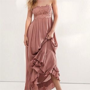 Free People Adela Corset Maxi Dress